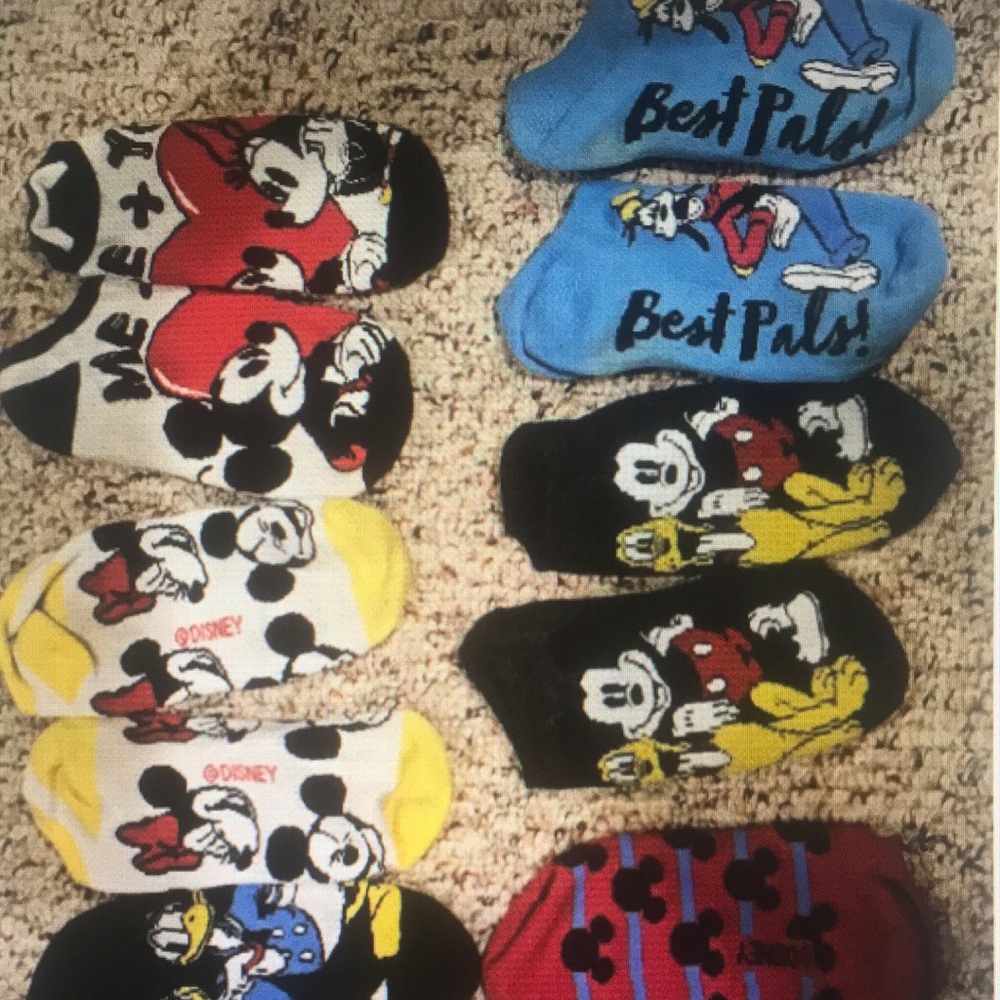 Disney Men's Character Socks Set - Multicolor